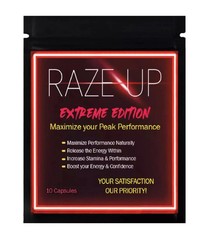 Raze Up Extreme Performance Booster for Men – Fast Acting 10 Capsules
