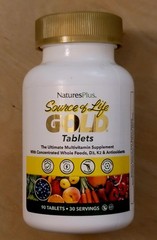 Nature’s Plus Source of Life Gold 90 Tablets The Ultimate Multi-Vitamin Exp 4/29