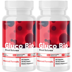 GlucoBio Advanced Blood Support Supplement – 2 Bottles
