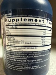 GNC Triple Strength Fish Oil Mini – 120 Mini Softgels – Exp. 10/28