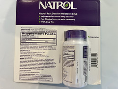 Natrol Melatonin 5 mg Sleep Aid 250 Fast Dissolve Tablets (Strawberry Flavor)