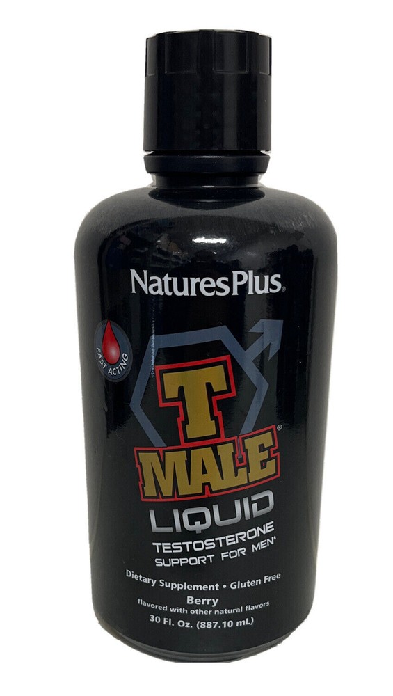 Nature’s Plus T-Male Fast Acting Liquid, 30 Ounce