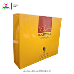 2x Vitamax DoubleShot Maca Instant Coffee Drink Mix 20 Sachets (2 x 10)