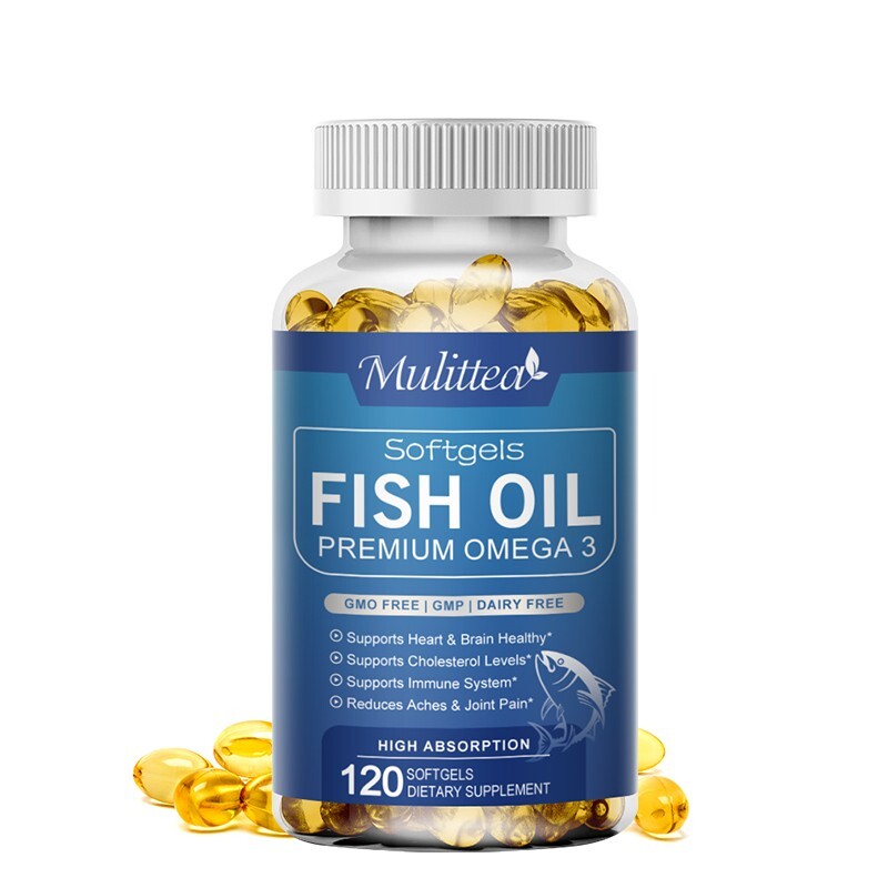 omega 3 fish oil capsules 3x strength epa & dha, highest potency 120 Capsules