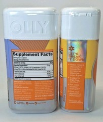2 PACK Womens OLLY Beat The Bloat Capsules Digestive Support Enzymes Supplement