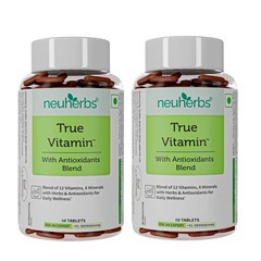 True MultiVitamin Supplement With Minerals, Vitamin C B D , Iron & Zinc Y896