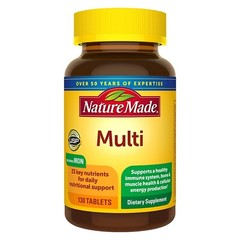 Nature Made Multi Adult Multivitamin 130 Tablets, UK SELLER, EXP 10/2026