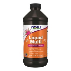 NOW Foods Liquid Multi Fast Absorption Liquid Multivitamin Mineral Complex 473ml