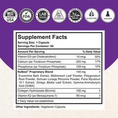 Nufinest – Supplement Tall Advanced Growth Bone Growth 10+ For Teens 10+ & Kids