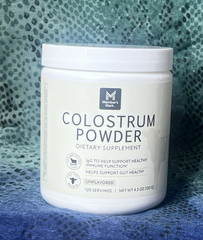 New COLOSTRUM Powder, Unflavored, Member’s Mark 120 Grams/Servings, EXP 09/2027