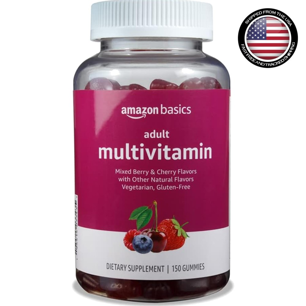 Luxury Adult Multivitamin Gummies – Mixed Berry & Cherry – 150 Count Delights