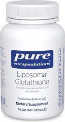 Pure Encapsulations Liposomal Glutathione, Liver Detox, 60ct, Exp 2028+