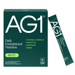 AG1 Greens Power Daily Foundational Nutrition 40 CT,Vitamins Minerals Probiotics