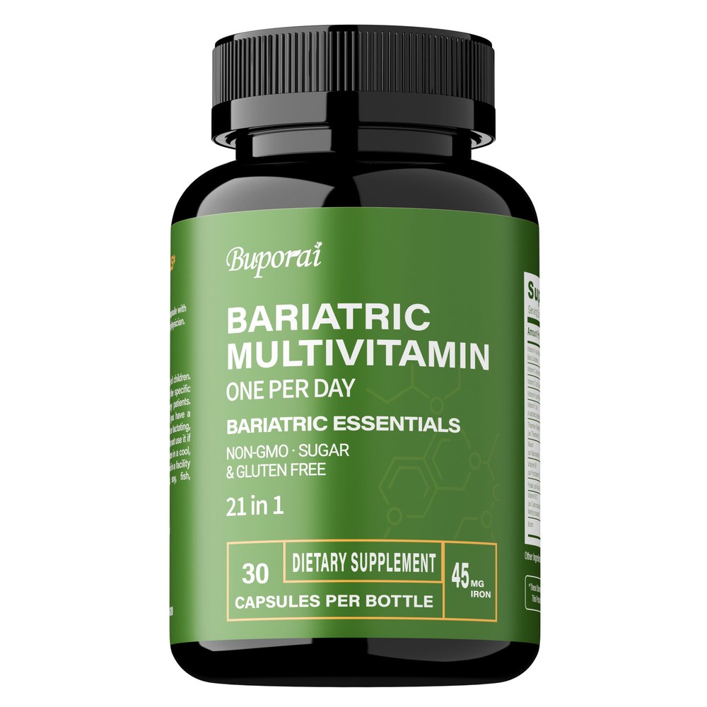 Bariatric Multivitamin – with 21 Vitamins,Maintains Iron Levels & Fights Fatigue