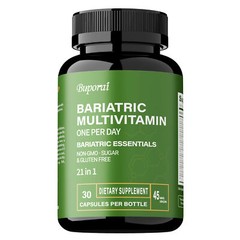 Bariatric Multivitamin – with 21 Vitamins,Maintains Iron Levels & Fights Fatigue