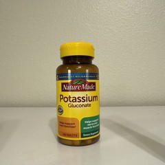 Nature Made Potassium Gluconate 550mg Dietary Supplement Heart Health Supplement