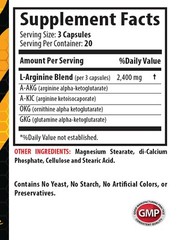 nitric oxide capsules – NITRIC OXIDE 2400 – muscle growth 60 Capsules