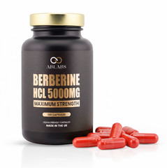 Berberine HCL • 5000mg • High Strength • Vegan Capsules • Multi Pack • UK Ablabs