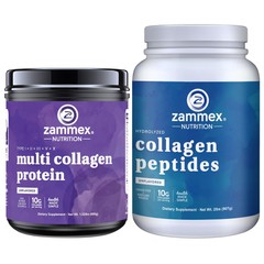 Multi Collagen Powder &Hydrolyzed Collagen Peptides Grass Fed Unflavored Protein