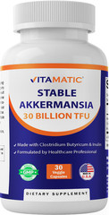 Vitamatic Akkermansia Muciniphila 30 B TFU + Clostridium Butyricum – 30 Capsules