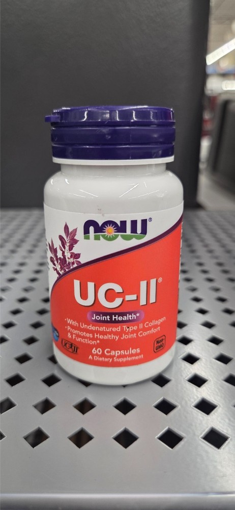 Now Foods UC-II Joint Health Type II Collagen -60 Caps- NEW SEALED- Exp 04/2028