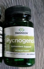 Swanson Pycnogenol 30 veggie capsules antioxidant support epx08/25