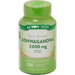 Nature’s Truth® Ashwagandha Capsules 3000 mg – 120 Count
