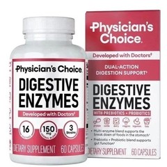 Physician’s Choice Digestive Enzymes,Prebiotics & Probiotics,Gut Support 60 Caps