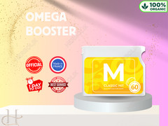 Project V M 60 Capsules – Omega-3 Fish Oil for Heart, Brain & Vision Support