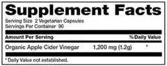 Nature’s Truth Apple Cider Vinegar 1200 mg, 180 Capsules