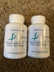Jellyfish Collagen, Calcium Binding Protein. Brain & Memory 60ct 2 Pack Exp 9/26