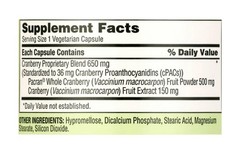 Trunature One Per Day Cranberry 650 mg, 36 mg cPACs, 140 Vegetarian Capsules X 2