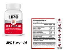 LIPO Flavonoid Plus Ear Ringing Dietary Supplement 1,000 mg / 100 caplets