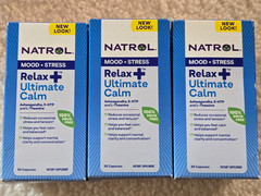 3 New NATROL Relax+ Ultimate Calm 30 Capsules Mood + Stress Exp 06/30/2026