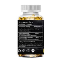 Maca Root Extract Stamina | Libido | Mood | Energy For Men & Women 120/480 Pills