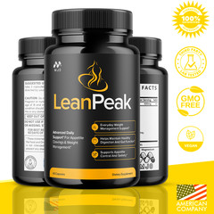 (2 Pack) Lean Peak Advanced Energy & Fitness Formula VItamin LeanPeak 120 Caps