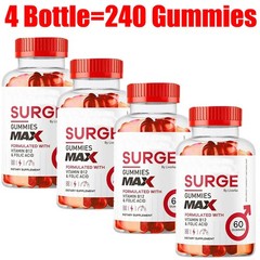 Improved Vital Surge Male Gummies Maximum Strength Vital Surge Advanced Formula