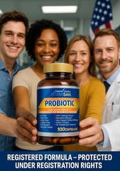 4 Bottles Probiotic 100 Billion CFU 100 Capsules Each Gut Health Wellness