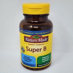 Nature Made Super B Complex Vitamins, 160 Softgels, 160 Day Supply, Exp 09/2026