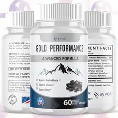 (1 Pack) Gold Performance for Men Advanced Formula Vitamin Supplement 60 Caps