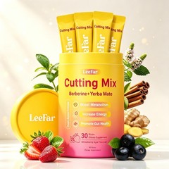 30 Bags LeeFar Cutting Drink Mix – Berberine, Chromium,5-HTP, Yerba Mate US