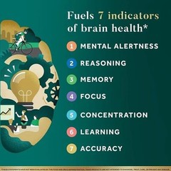 60pcs Ultra Brain Health Supplement Mental Alertness Memory Focus Support for