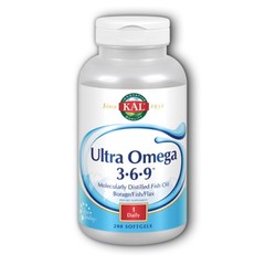 Ultra Omega 3-6-9 200 Softgels By Kal