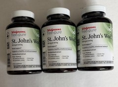 St John’s Wort 300 mg Capsules Lot Of 3 Bottles Hold 240 Capsules Each 720 Total