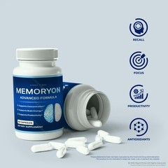 MemoryOn Capsules – Memory On Brain Focus Support Supplement – 2 Pack