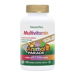 NaturesPlus Animal Parade Gold Children’s Multivitamin 120 Count (Pack of 1)