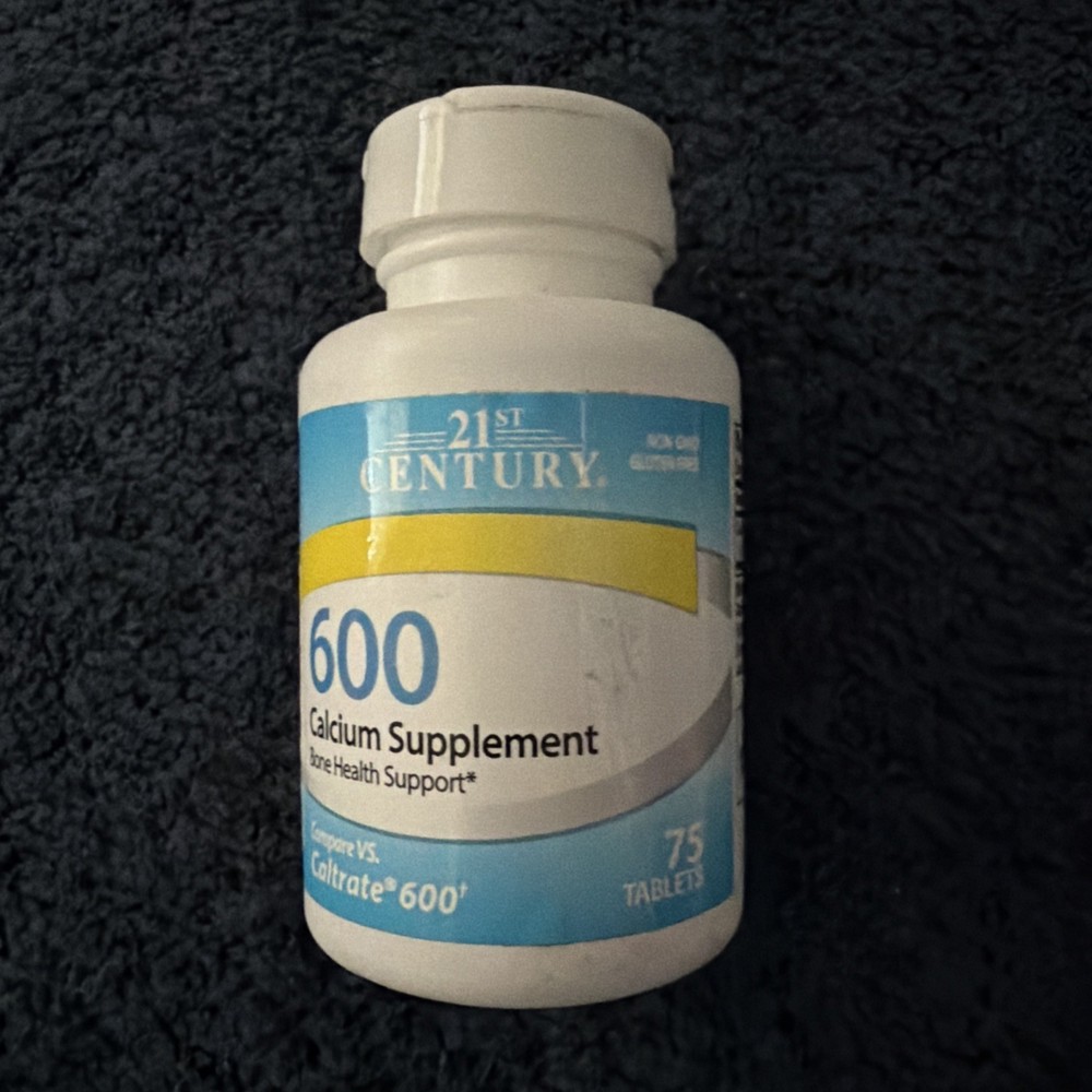 21st Century Calcium Bone Health Tablets Supplement Gluten Free 600 mg 400 Count