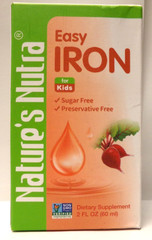 Nature’s Nutra Easy Iron for Kids, 2 Fl. Oz (60ml) Premium Liquid Drops 470