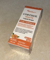 Bebienfit Cortisol Health Liquid Drops – 11-in-1 Formula – 2 Floz – Orange
