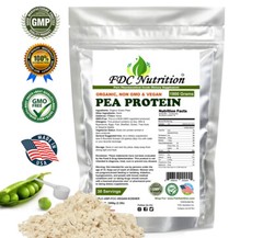 Organic Pea Protein Powder – Vegan -NON-GMO -HIGH PROTEIN 2.2LB , 4.4LB & 6.6LB